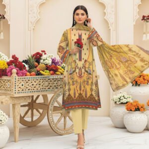 3 Piece Lawn Suit- Embroidered (Unstitched)
