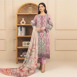 3 Piece Lawn Suit- Embroidered (Unstitched)