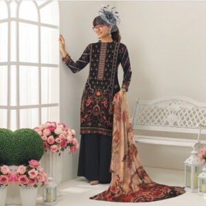 3 Piece Lawn Suit- Embroidered (Unstitched)