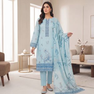 3 Piece Lawn Suit- Embroidered (Unstitched)