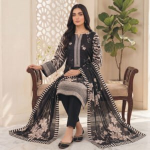 3 Piece Lawn Suit- Embroidered (Unstitched)