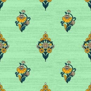 Mint Blossom 2 Piece Lawn Suit
