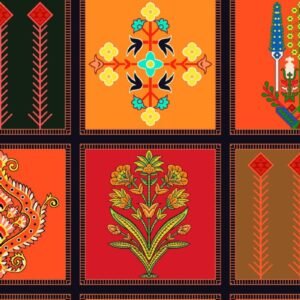 Crimson Heritage 2 Piece Lawn Suit