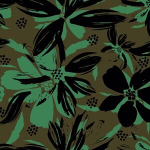 Verdant Noir 2 Piece Printed Lawn Suit