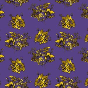 Amethyst Bloom 2 Piece Printed Lawn Suit