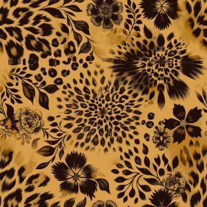 Golden Savannah 2 Piece Printed Lawn Suit