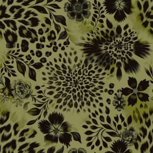 Olive Savannah 2 Piece Printed Lawn Suit
