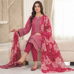 3 Piece Lawn Suit- Embroidered (Unstitched)