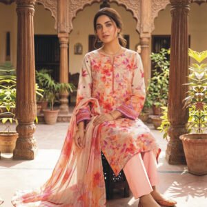 3 Piece Lawn Suit- Embroidered (Unstitched)